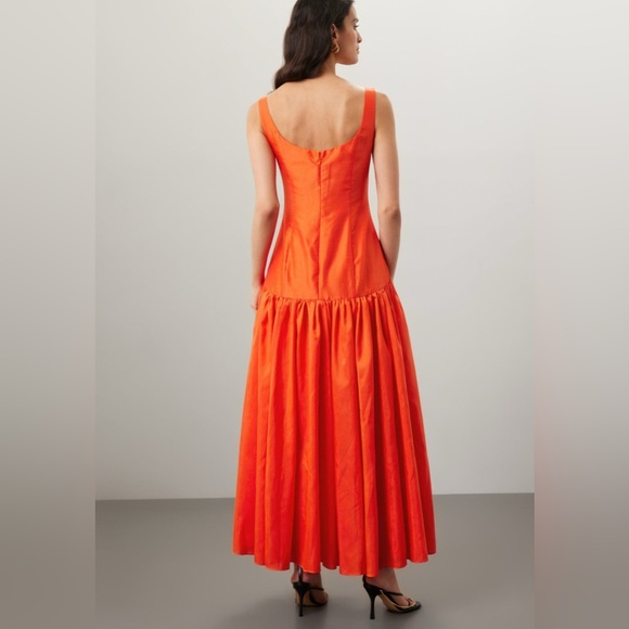 Hutch Ridge Drop Waist Red Size 14, altered to a 12 - Picture 3 of 6